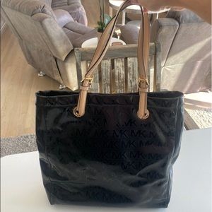 Michael Kors metallic tote